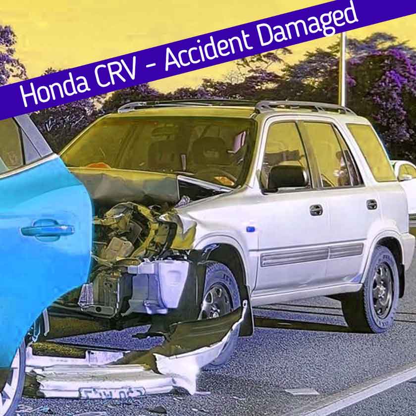 Honda CR-V with Accident Damaged Body
