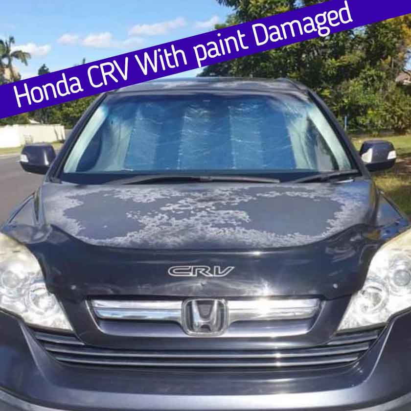 Honda CRV with Damaged Paint Condition